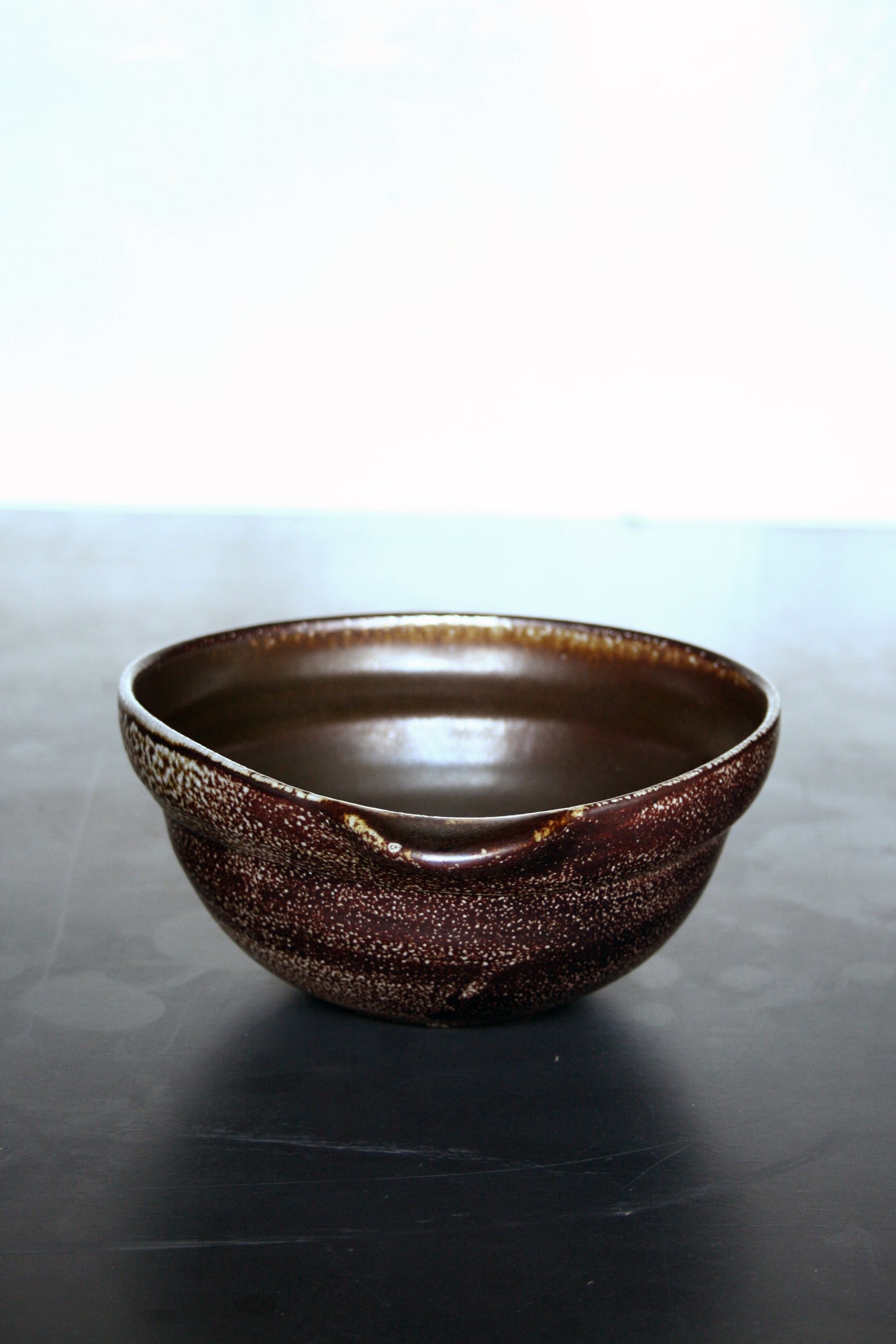 Oval handled bowl