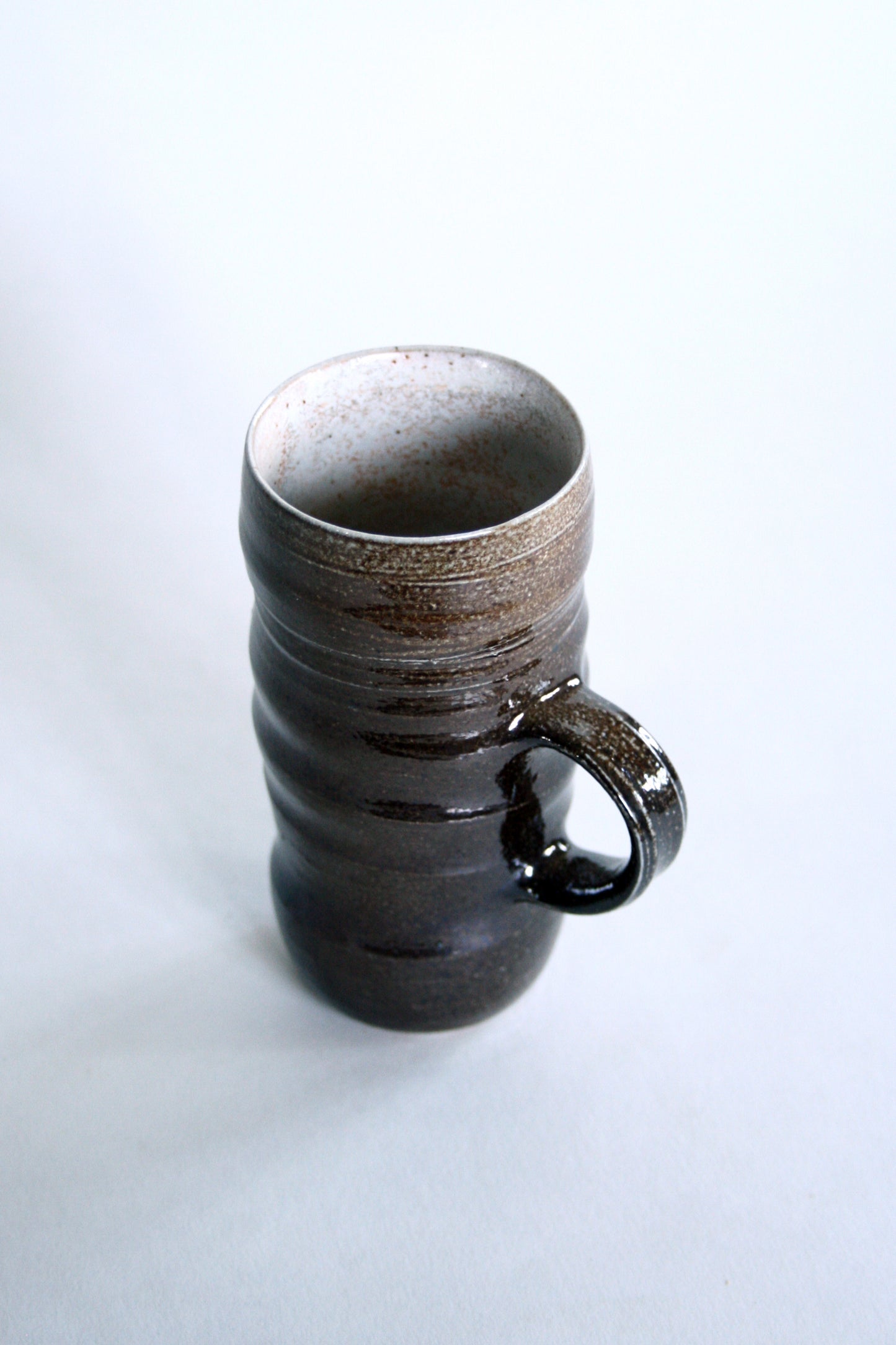 Skinny cup in blue/black slip