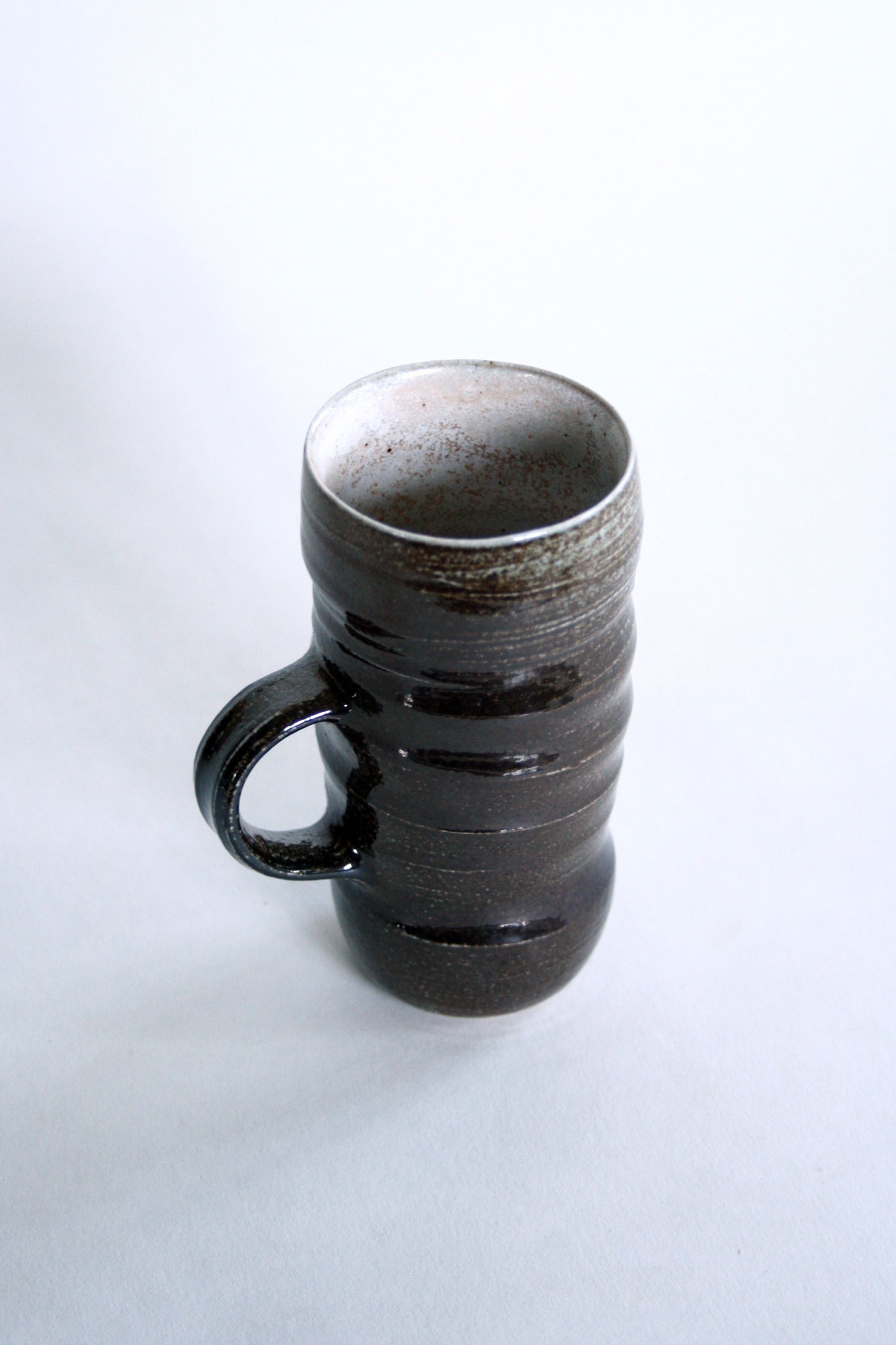 Skinny cup in blue/black slip