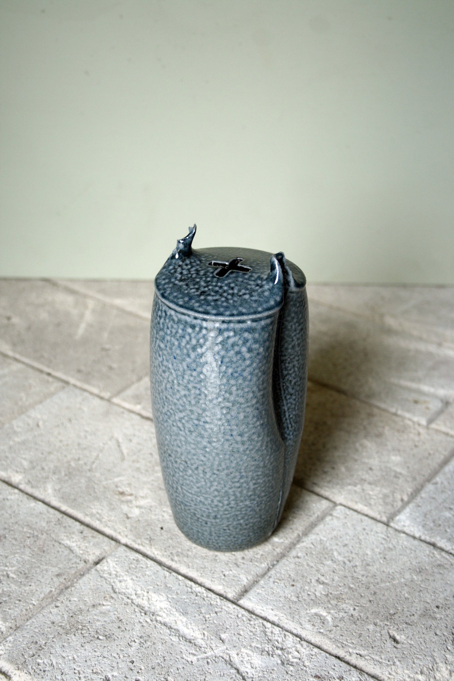 Cross hatch vase