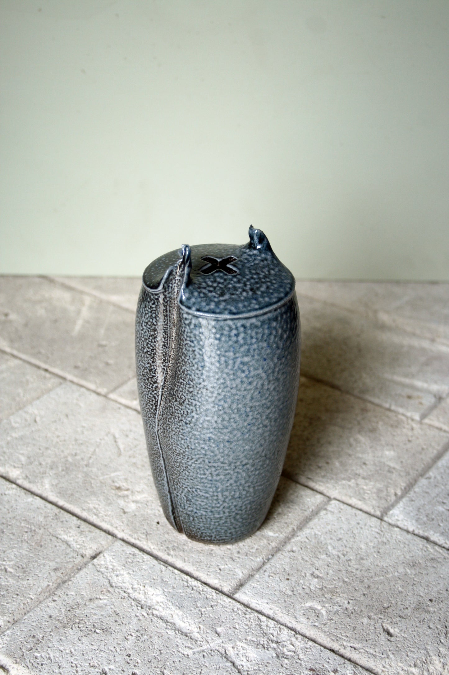 Cross hatch vase