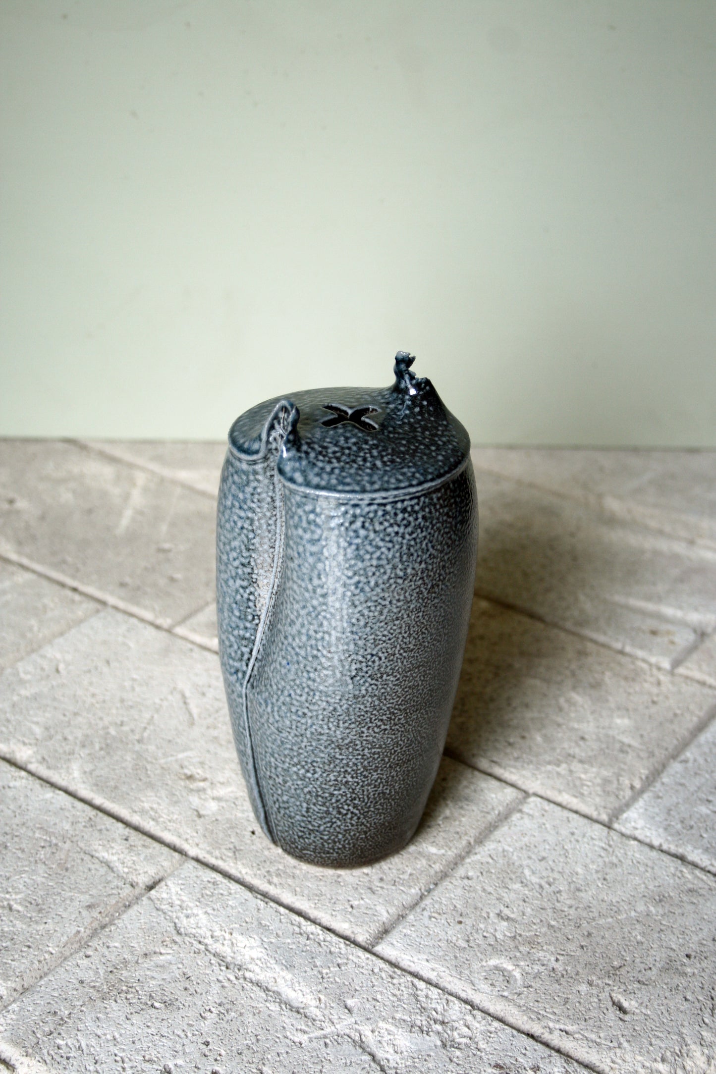 Cross hatch vase