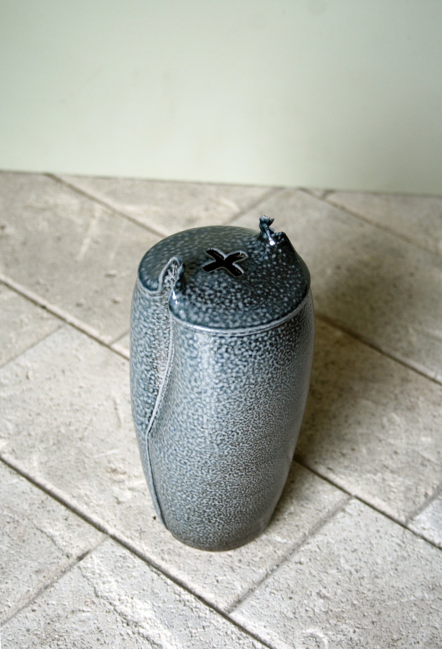 Cross hatch vase