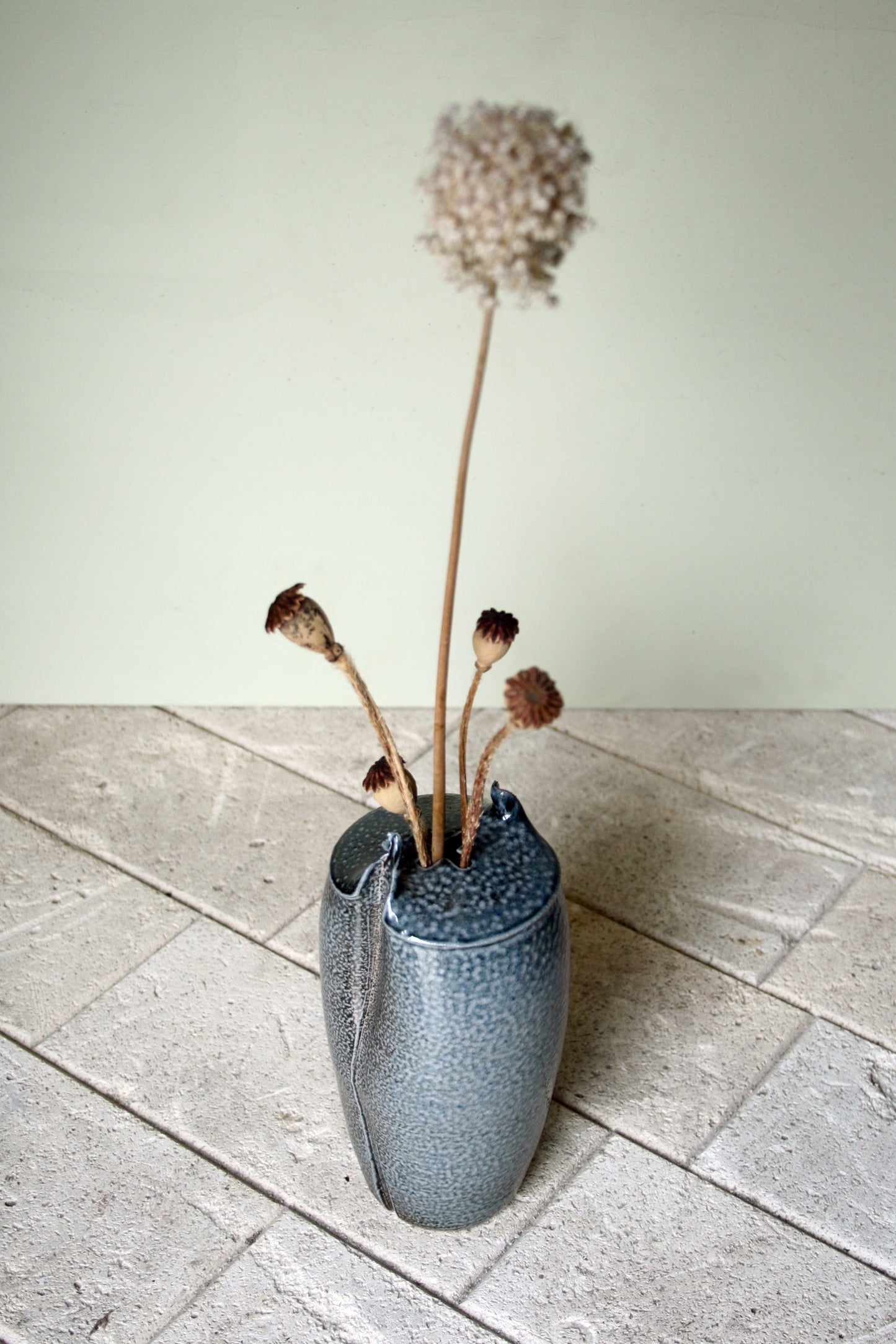 Cross hatch vase