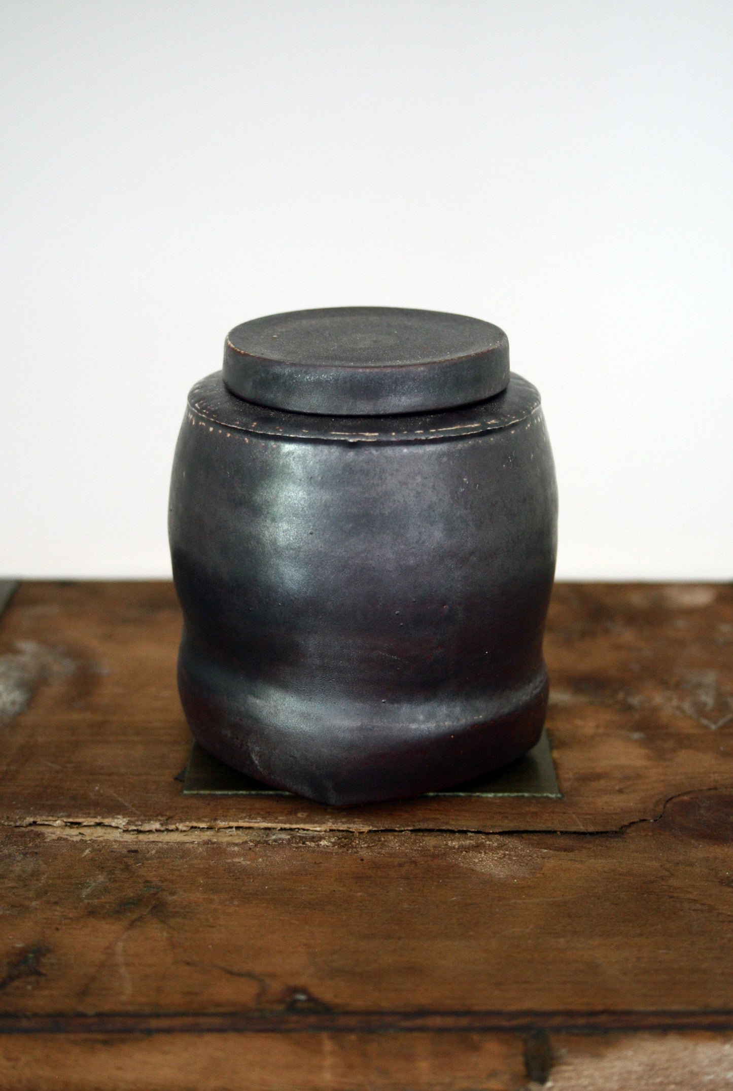 Spice jar in black slip