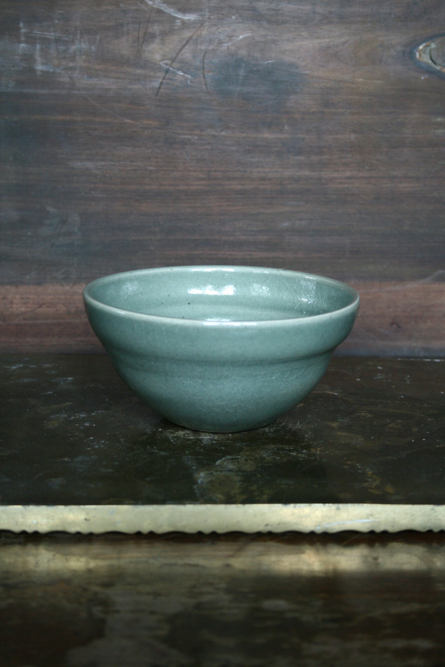 Celadon cereal bowl