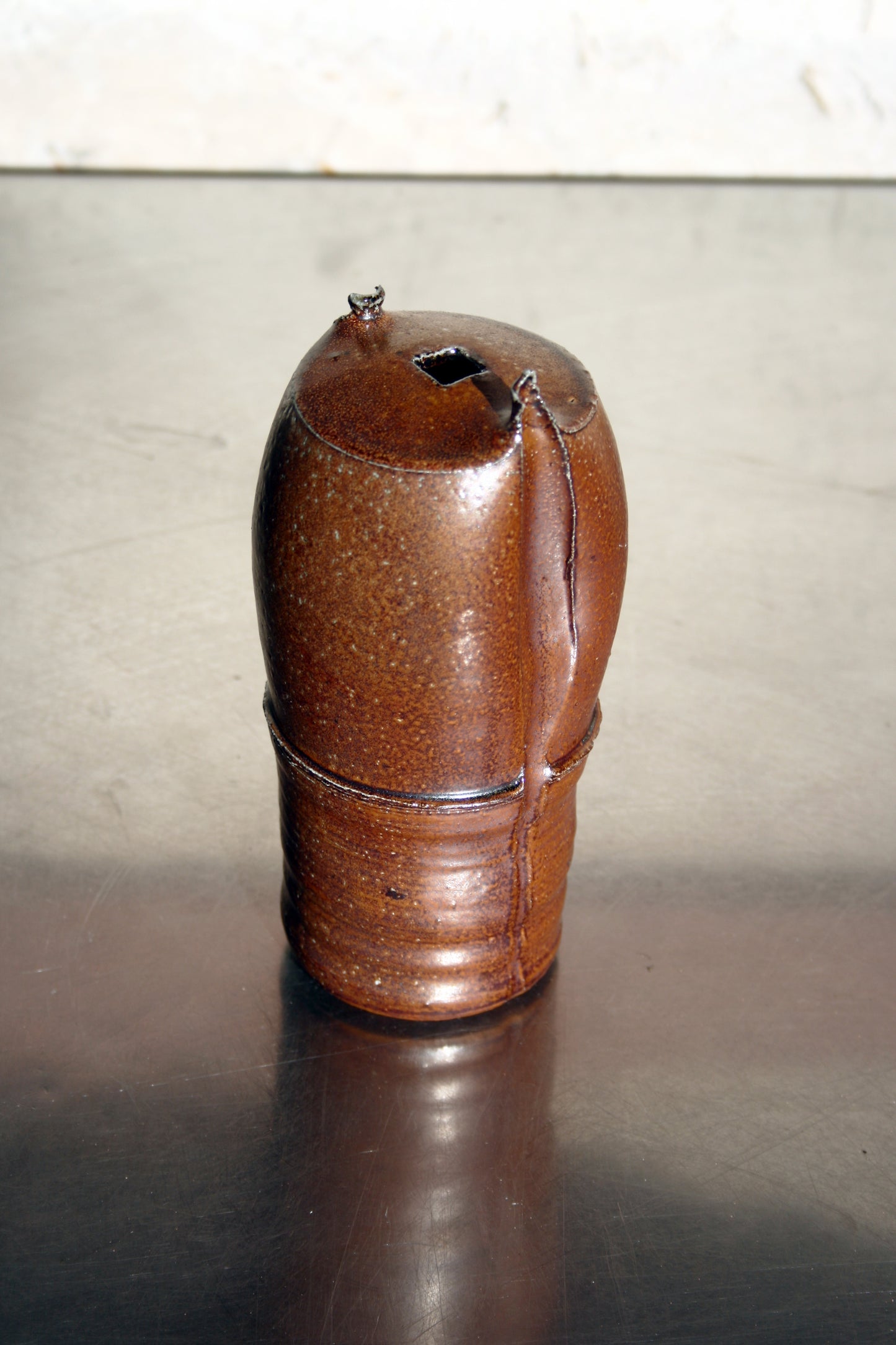 Vase with square opening