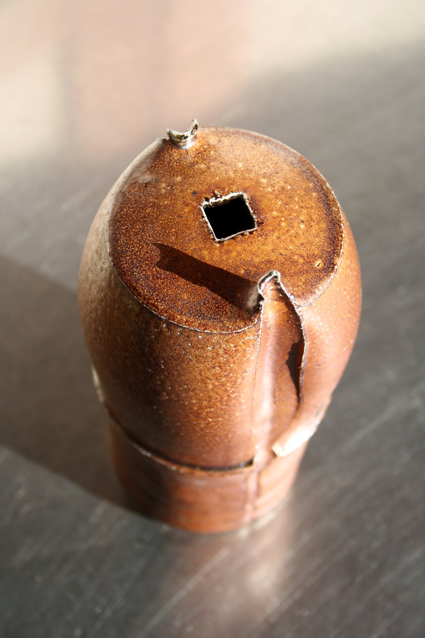 Vase with square opening