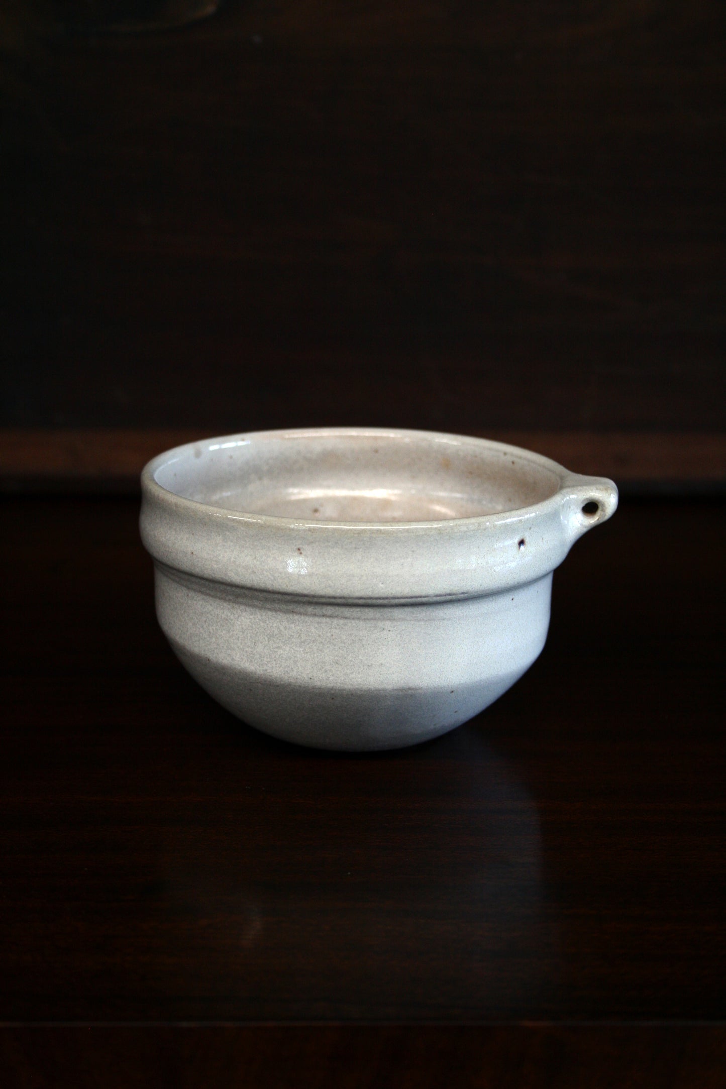 Shino bowl with pierced lug