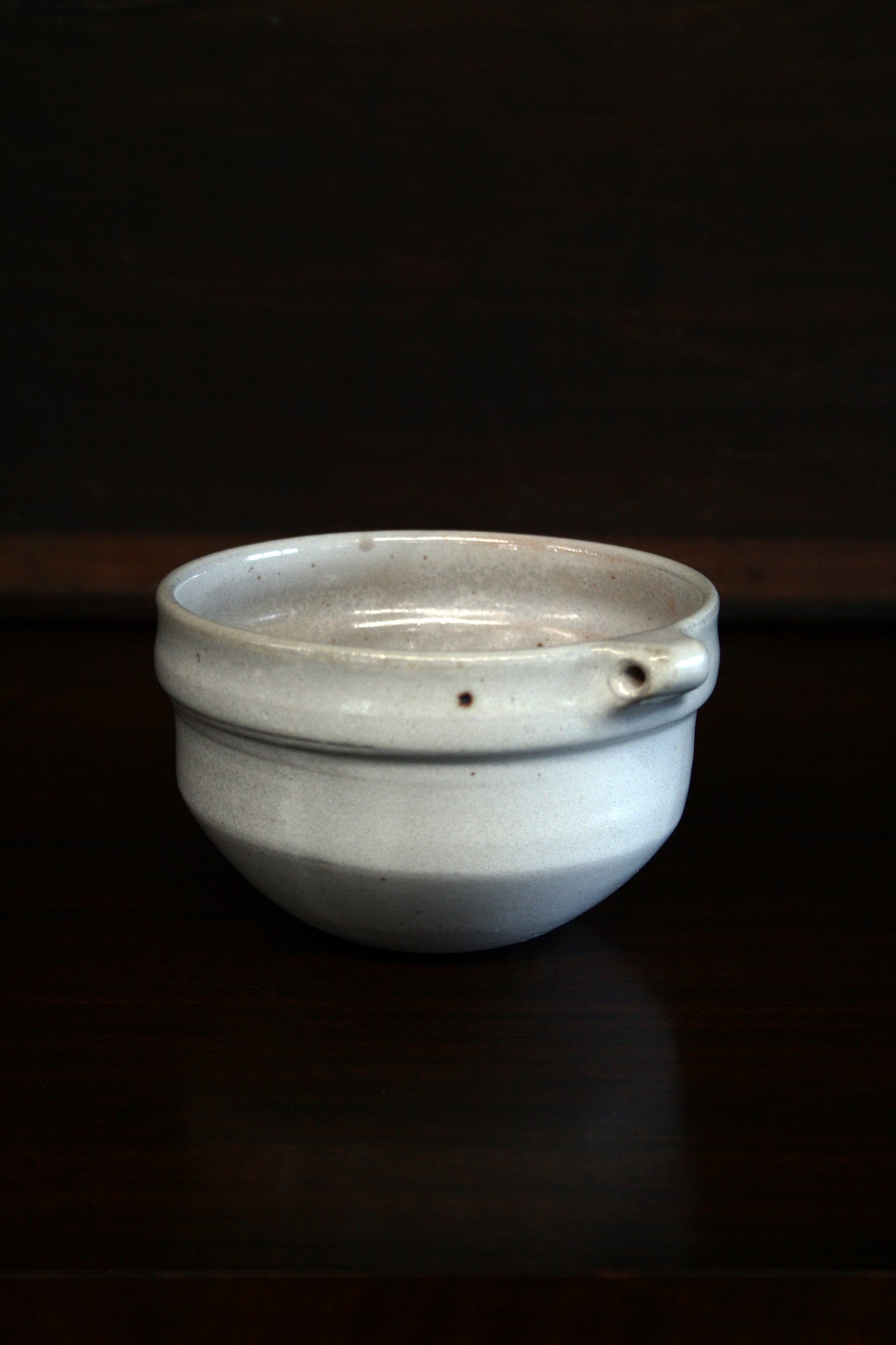 Shino bowl with pierced lug