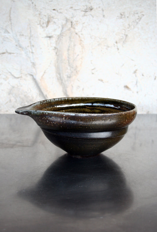 Oval handled bowl