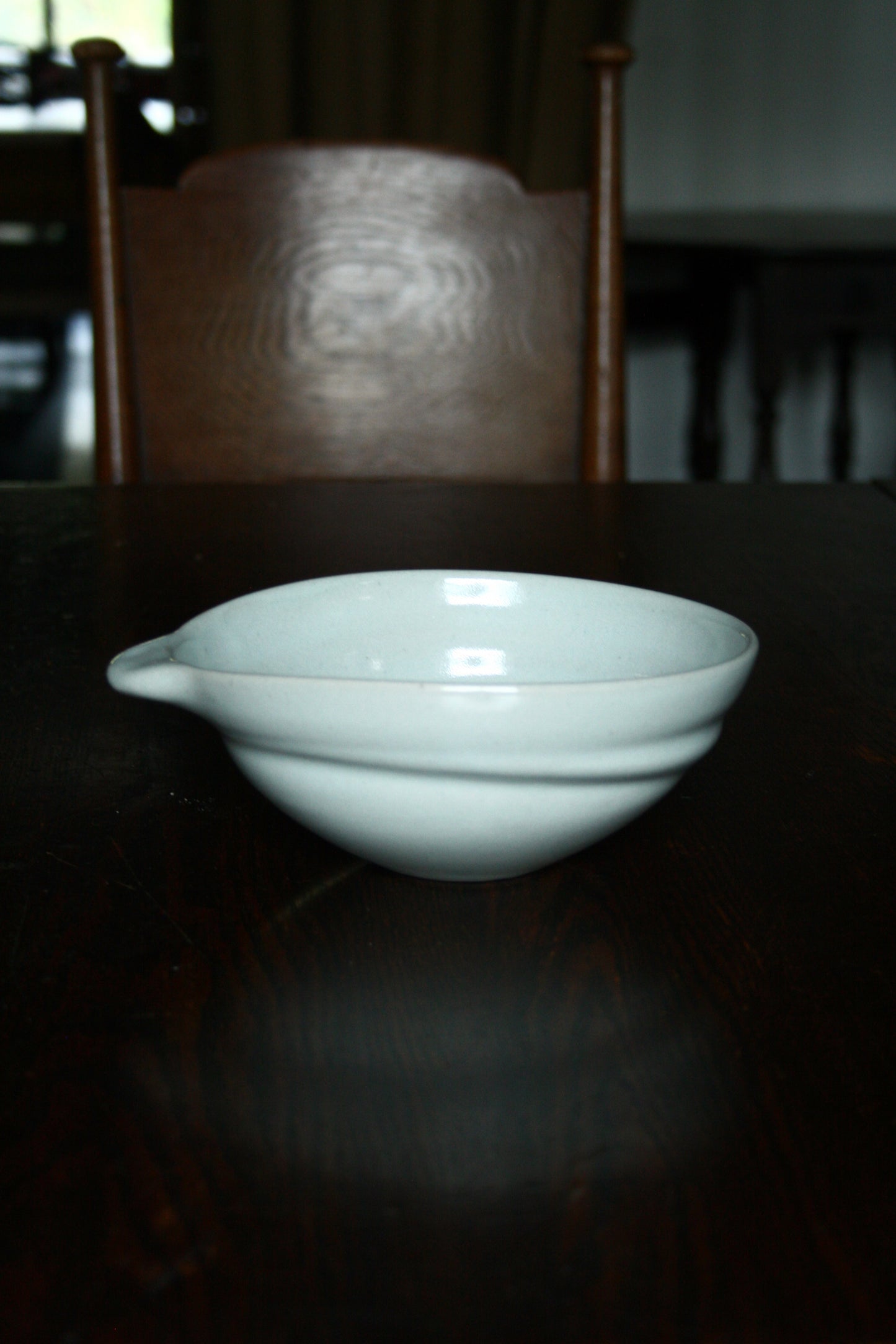 Oval handled bowl