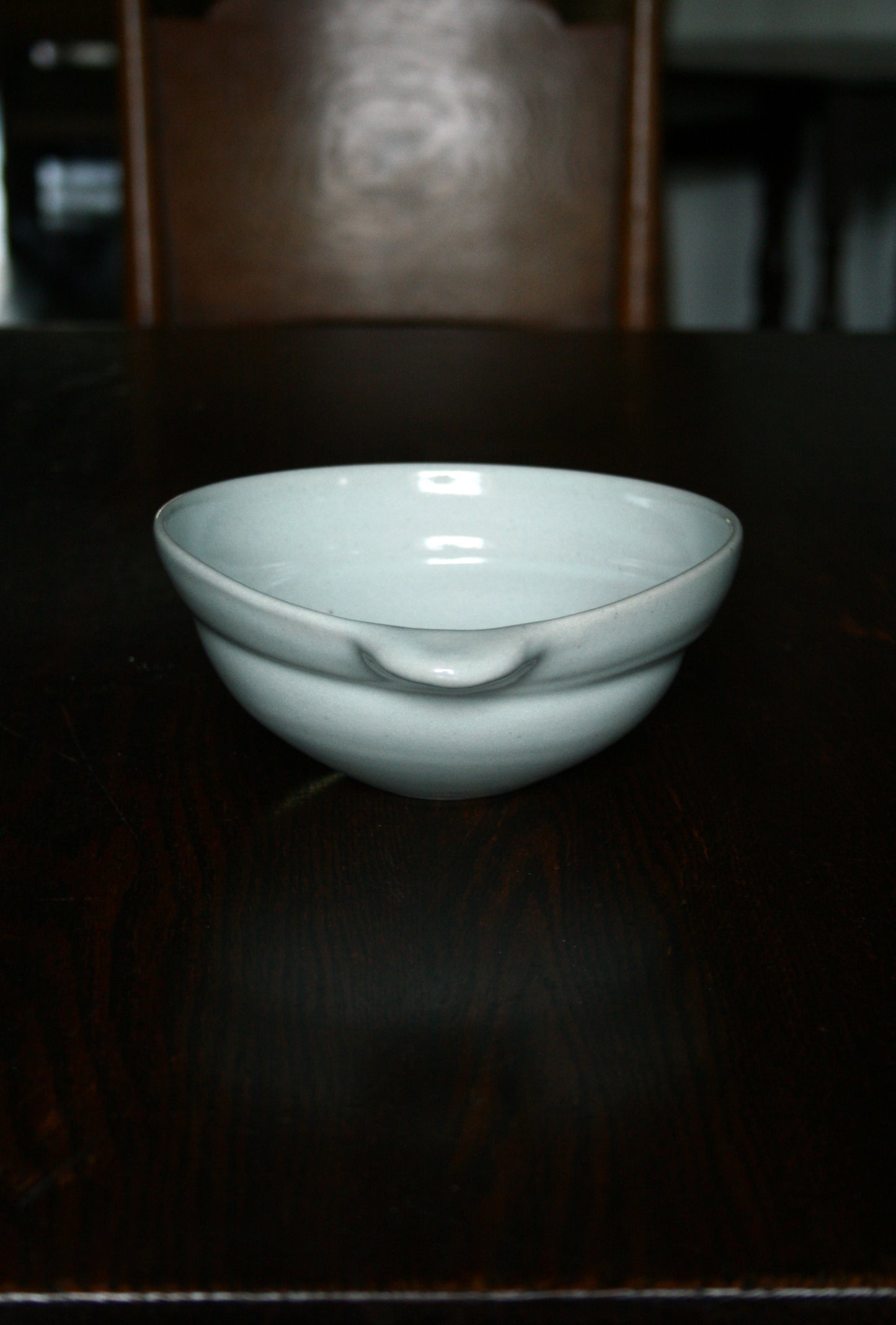 Oval handled bowl