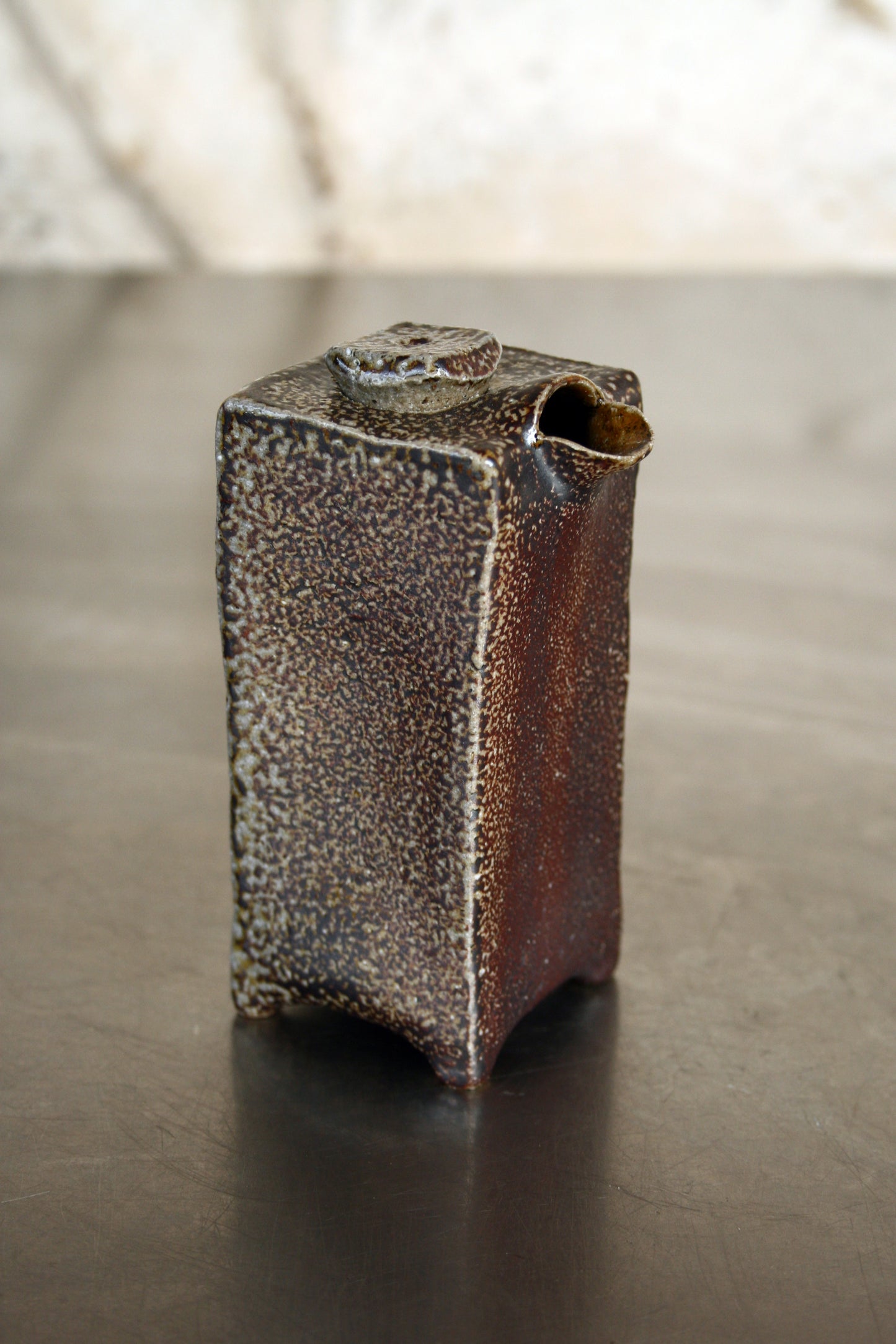 Slab built soy pourer