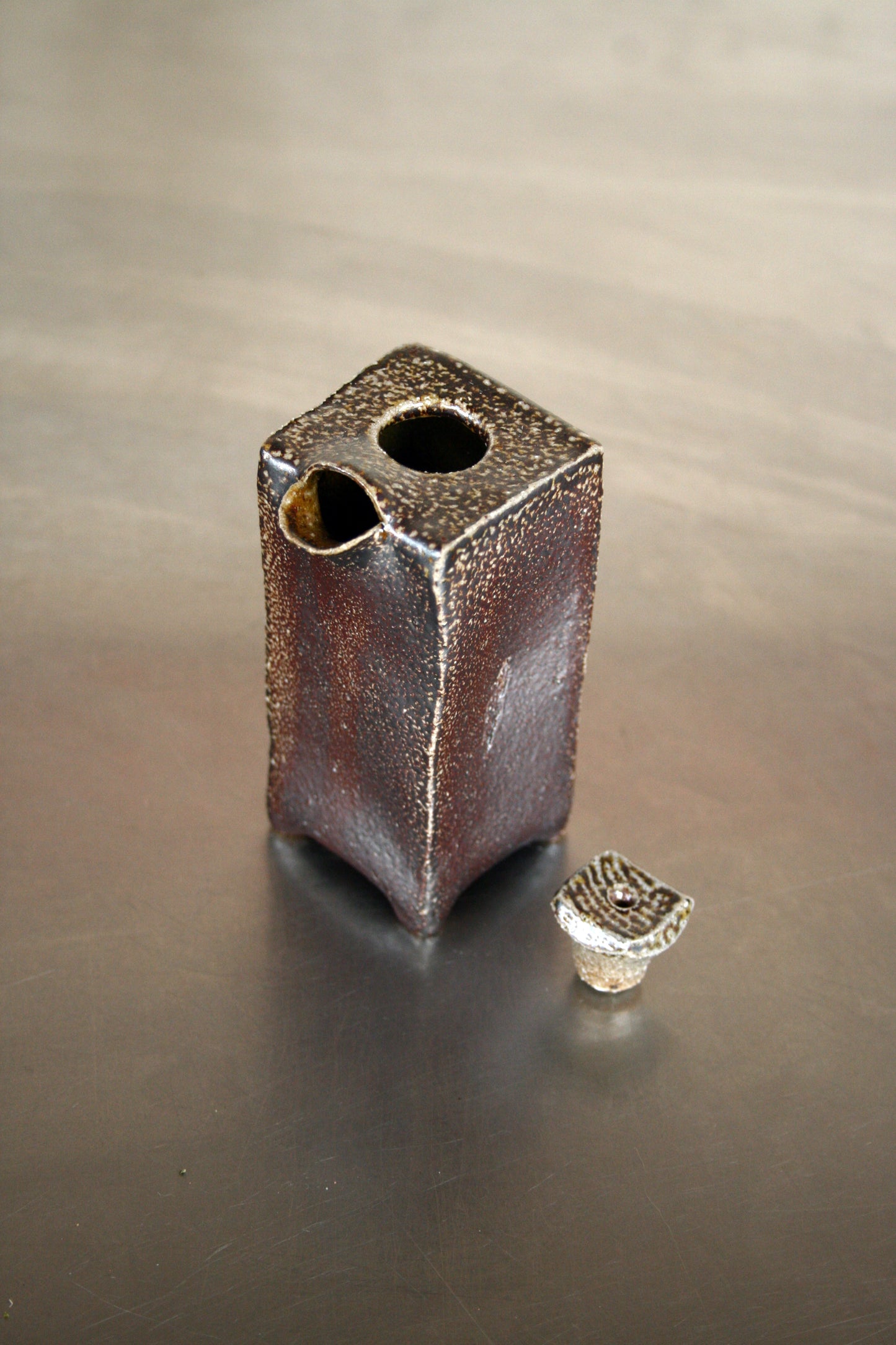 Slab built soy pourer