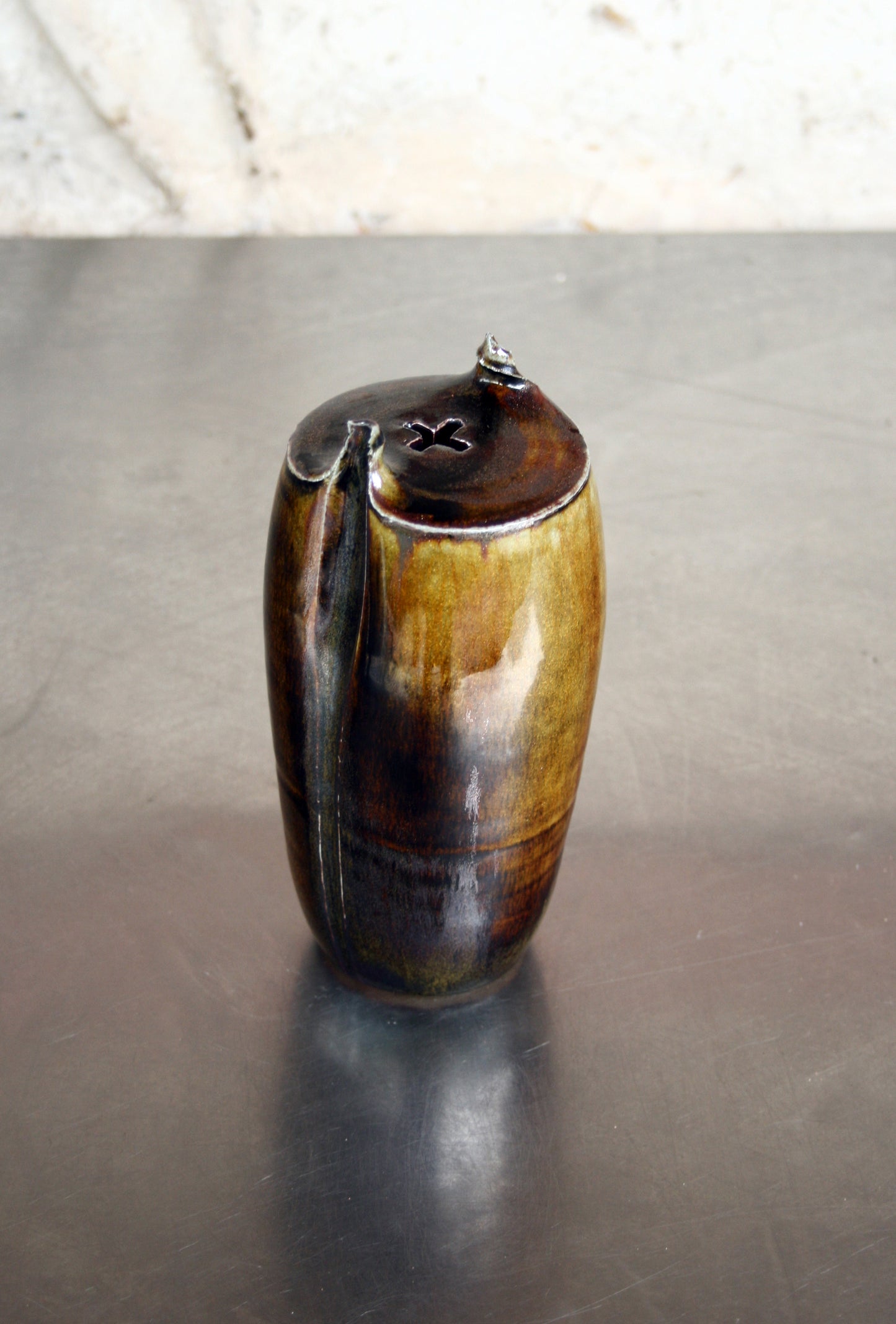 Cross hatch vase