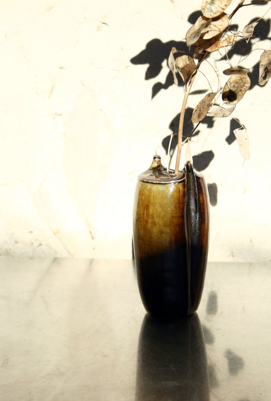 Cross hatch vase