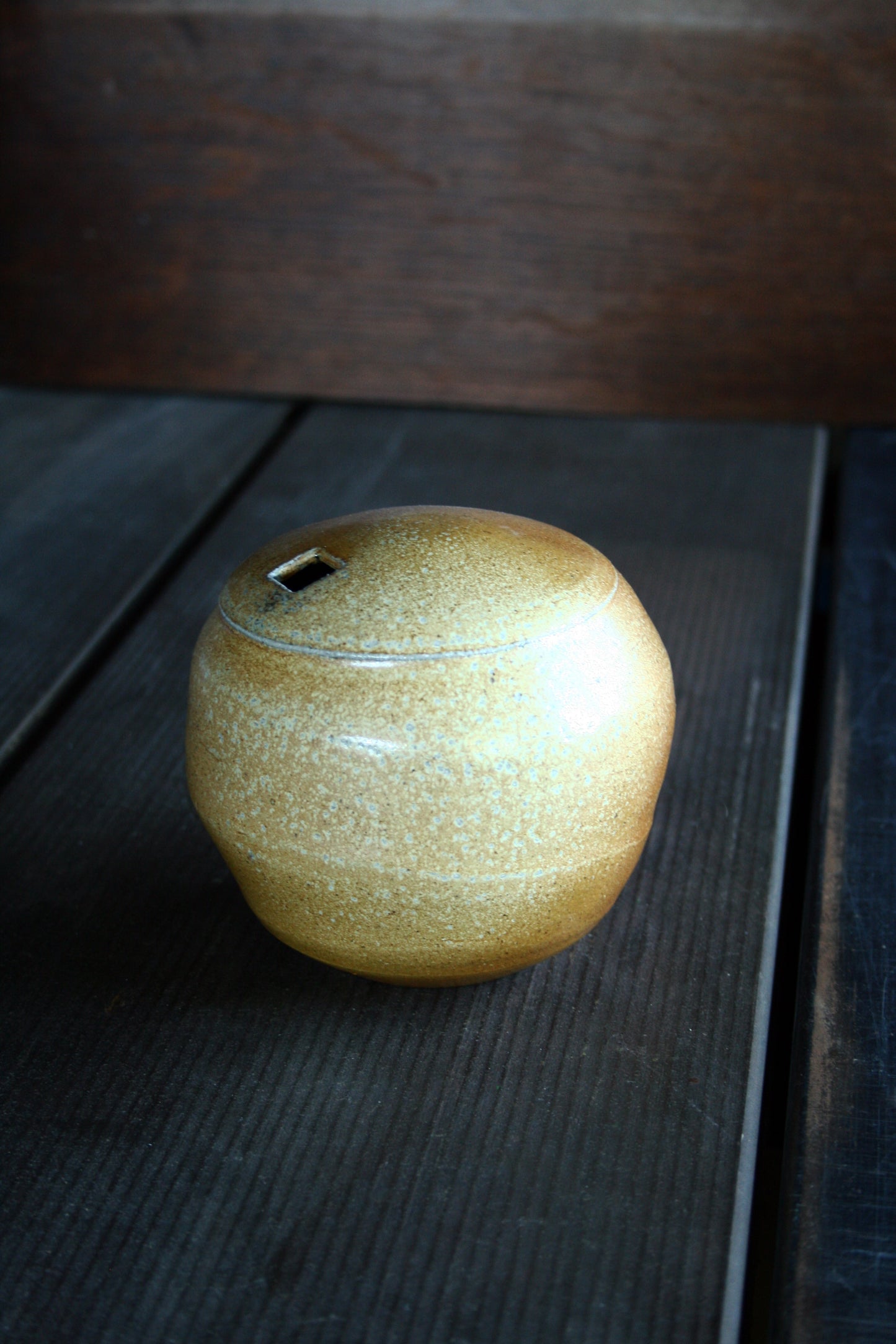 Enclosed form vase