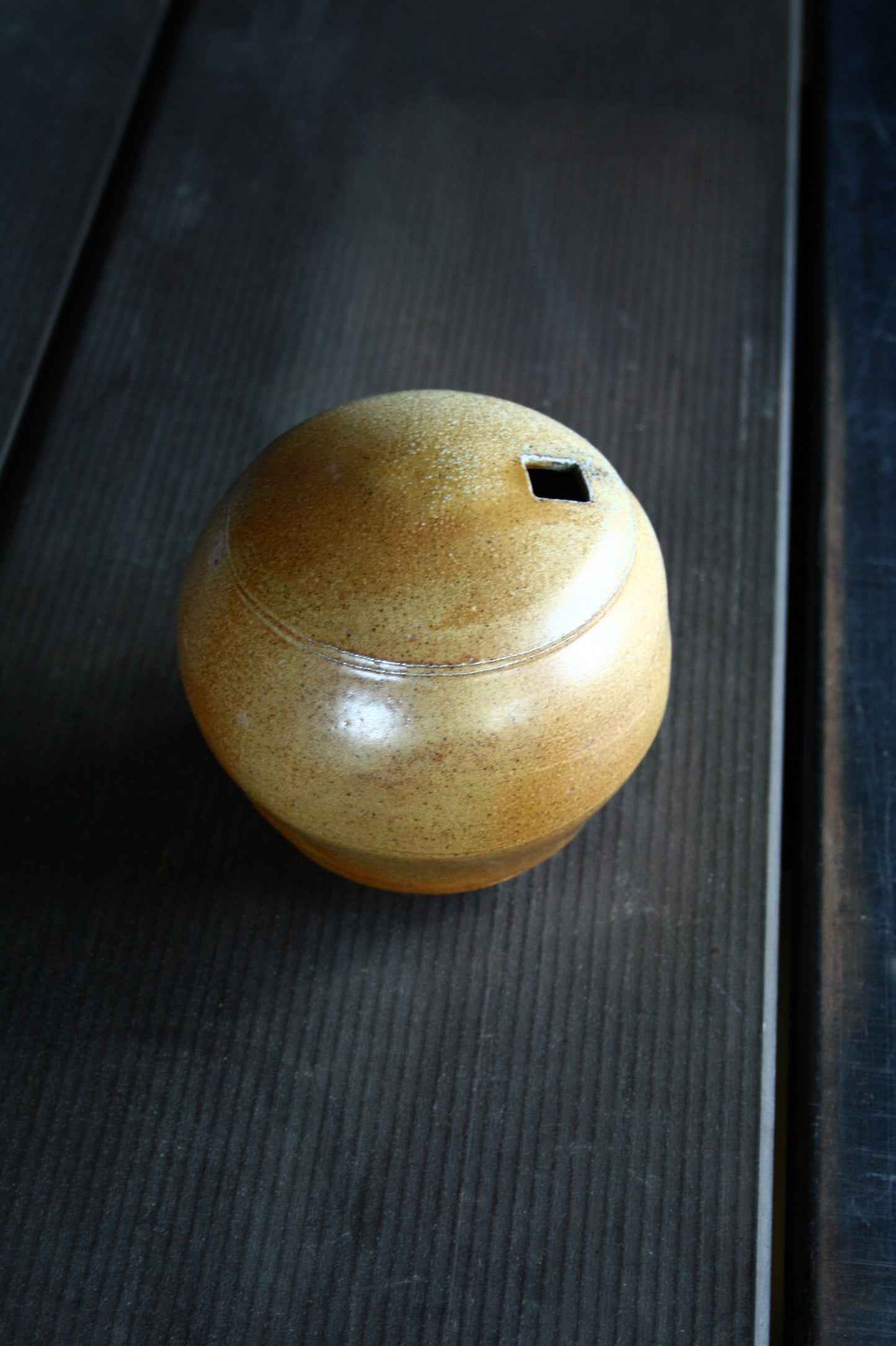 Enclosed form vase